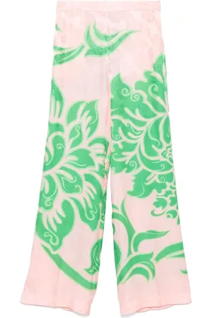 Etro Broeken, Dames, Veelkleurig, S, Paarse Stijlvolle Broek