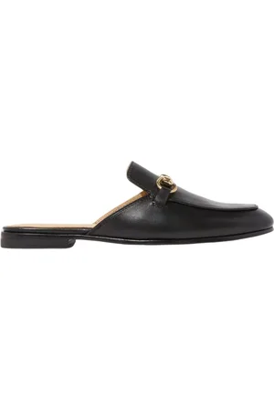 Scarosso Schoenen, Dames, Zwart, 39 EU, Leer, Serena Horsebit Muiltje