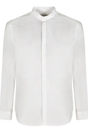 Dondup Overhemden, Heren, Wit, L, Stijlvolle Overhemden Collectie