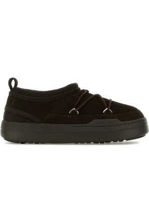 Moon Boot Schoenen, Heren, Bruin, 41 EU, Suède, Bruine Suède Slip-Ons Park Icon