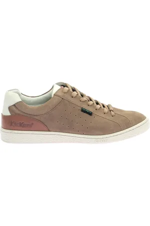 Kickers Schoenen, Heren, Bruin, 40 EU, Leer, Lage Top Kick Salem Sneakers