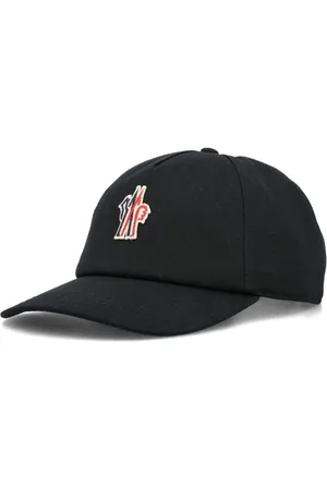Moncler Accessoires, unisex, Zwart, ONE Size, Branding Canvas Cap