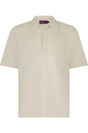 Aeden Tops, Heren, , L, Off White Polo Shirt