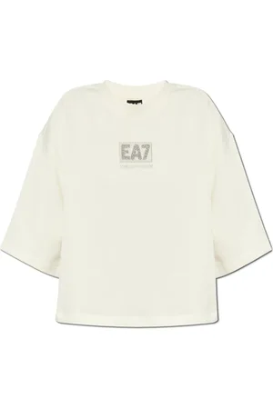 EA7 Tops, Dames, , L, Katoen, T-shirt uit de collectie