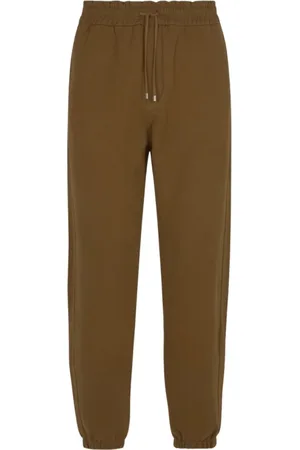 Saint Laurent Broeken, Heren, Groen, L, Katoen, Cotton Sweatpant