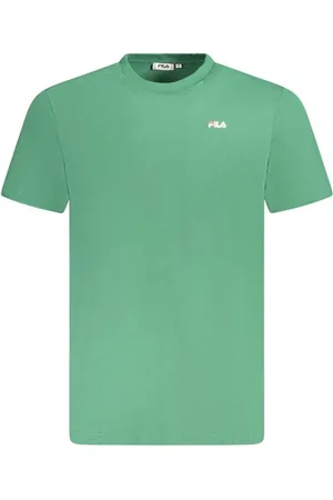 Fila Tops, Heren, Groen, L, Katoen, Gedrukt Katoenen T-shirt