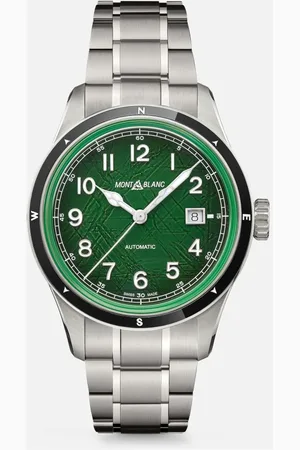 Montblanc Accessoires, Heren, Groen, ONE Size, Automatisch Datum Horloge