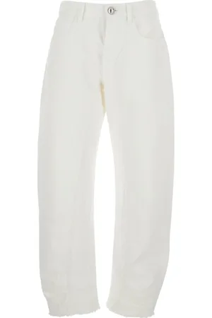 Jil Sander Jeans, Dames, Wit, M, Katoen, Witte Jeans voor Vrouwen