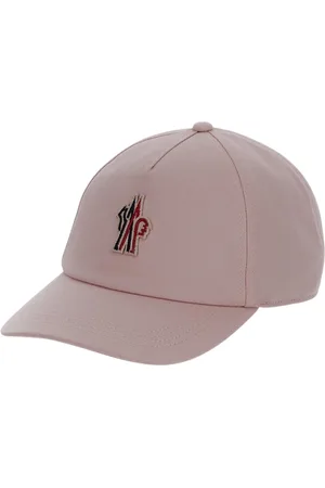 Moncler Accessoires, Dames, Roze, ONE Size, Katoen, Cotton Logo Cap