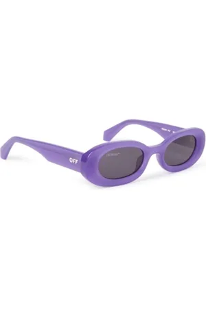 OFF-WHITE Accessoires, unisex, Paars, ONE Size, Amalfi Zonnebrillencollectie