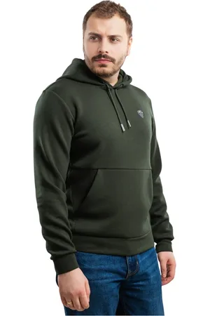 EA7 Sweatshirts & Hoodies, Heren, Groen, XL, Polyester, Heren Sweatshirt EA7 Emporio