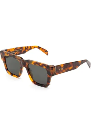 Retrosuperfuture Accessoires, unisex, Bruin, ONE Size, Spotted Havana Zonnebrillen Collectie