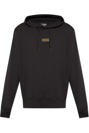 VERSACE Sweatshirts & Hoodies, Heren, Zwart, L, Katoen, Sweatshirts & Hoodies
