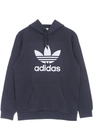 adidas Sweatshirts & Hoodies, Heren, Blauw, L, Katoen, Trefoil Lichtgewicht Hoodie