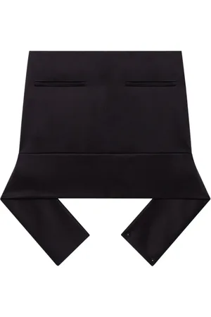 Courrèges Rokken, Dames, Zwart, XS, Zwarte Rok met Riem Taille en Zakken