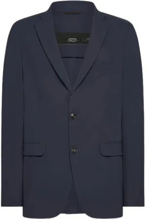 RRD Jassen, Heren, Blauw, M, Slim Fit Reverskraag Jas