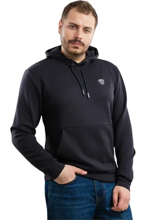 EA7 Sweatshirts & Hoodies, Heren, Blauw, S, Polyester, Heren Sweatshirt EA7 Emporio