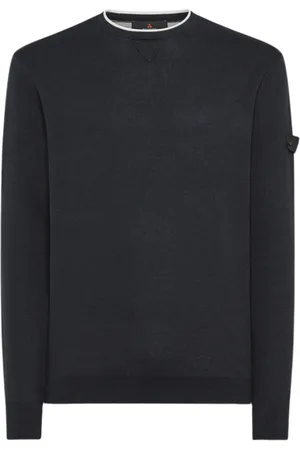 Peuterey Truien, Heren, Blauw, M, Rubjerg Sweaters in Donkerblauw
