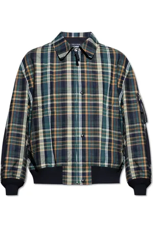 Comme des Garçons Jassen, Heren, Veelkleurig, S, Katoen, Jas met ruitpatroon