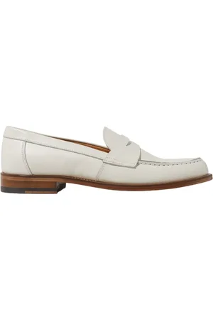 Scarosso Schoenen, Dames, Wit, 39 1/2 EU, Leer, Harper Loafers