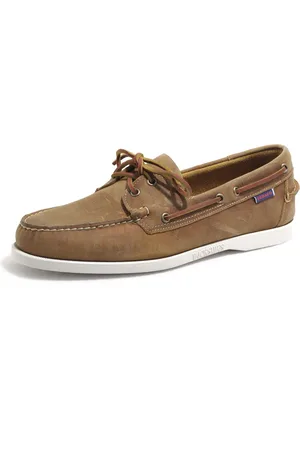 SEBAGO Schoenen, Heren, Bruin, 40 EU, Leer, Docksides Portland Crazy B.Tan 23Ss Loafers