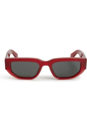 OFF-WHITE Accessoires, unisex, Rood, ONE Size, Stijlvolle zonnebril voor verfijnde outfits