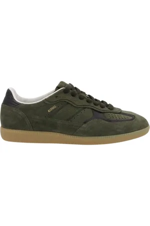 ALOHAS Schoenen, Dames, Groen, 36 EU, Leer, Rife Lederen Sneakers