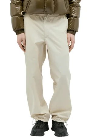 Moncler Broeken, Heren, , M, Katoen, Poplin Broek met Trekkoord