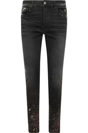 AMIRI Jeans, Heren, Zwart, W34, Skinny Painter Jeans