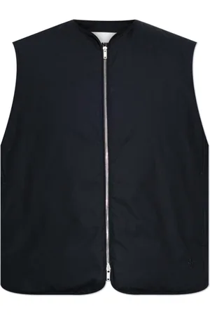 Jil Sander Jassen, Heren, Blauw, L, Katoen, Donsvest