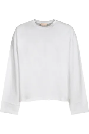 Marni Tops, Heren, Wit, L, Stijlvolle T-shirts en Polos Collectie