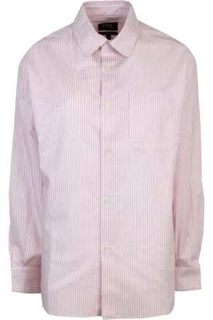 A.P.C. Blouses & Shirts, Dames, Roze, M, Katoen, Sela Shirt