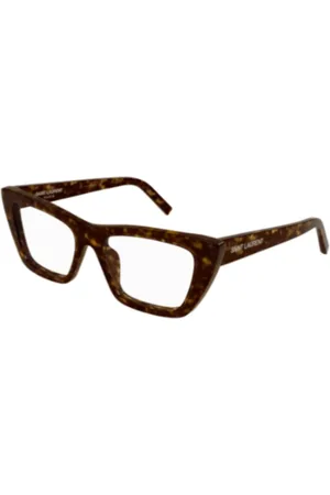 Saint Laurent Accessoires, unisex, Bruin, ONE Size, Mica Opt Zonnebril