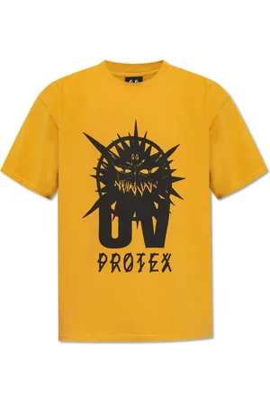 44 Label Group Tops, Heren, Geel, XL, Katoen, UV TEE