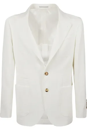 Brunello Cucinelli Jassen, Heren, , M, Linnen, Deconstructed Jassen voor Stijlvolle Looks