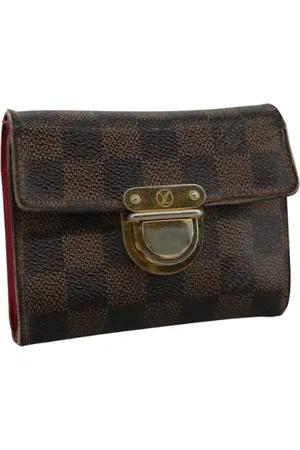LOUIS VUITTON Pre-owned, Dames, Bruin, ONE Size, Pre-owned Canvas wallets