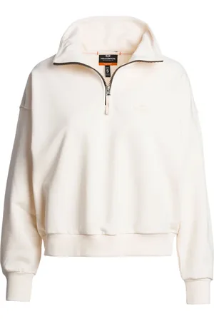 Parajumpers Sweatshirts & Hoodies, Dames, , M, Ecru Zendaya Stijlvolle Jas