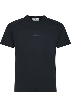 Stone Island Tops, Heren, Blauw, M, Blauwe T-shirts en Polos