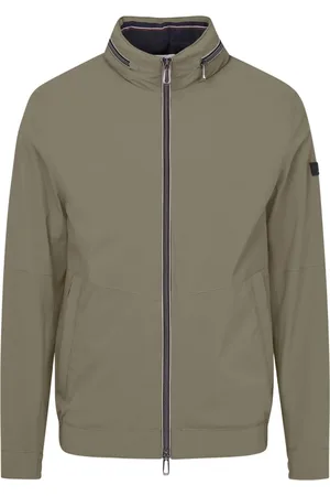 Bugatti Jassen, Heren, Groen, L, Groene Jassen Stijlvol Model