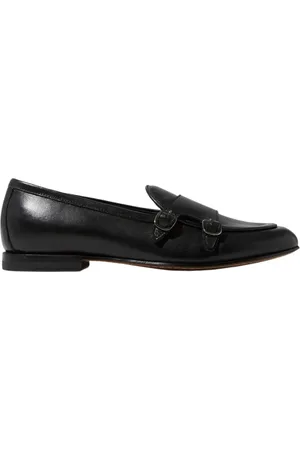 Scarosso Schoenen, Dames, Zwart, 40 EU, Leer, Virginia Almond Toe Loafers