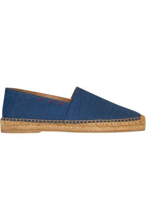 Kiton Schoenen, Heren, Blauw, 42 EU, Denim, Denim Espadrilles