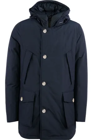 Woolrich Mantels, Heren, Blauw, 2Xl, Arctic Parka in Blauw voor Heren