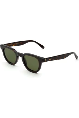 Retrosuperfuture Accessoires, unisex, Bruin, ONE Size, Klassieke Zwarte Zonnebril Model 3627