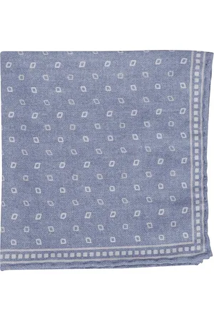 ELEVENTY Accessoires, Dames, Blauw, ONE Size, Katoen, Geometrische Wol Katoen Pochette Fantasie
