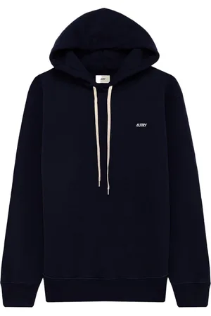 Autry Sweatshirts & Hoodies, Heren, Blauw, S, Katoen, Katoenen Hoodie Sweatshirt
