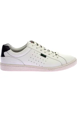 Kickers Schoenen, Heren, Wit, 43 EU, Leer, Kick Salem Lage Top Sneakers