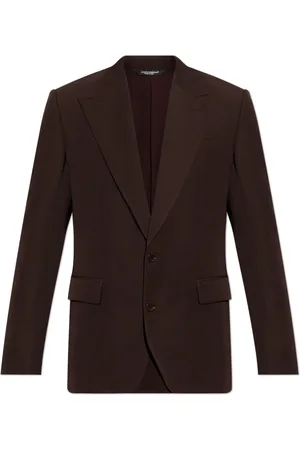Dolce & Gabbana Jassen, Heren, Bruin, M, Wol, Wollen blazer