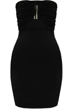 Rick Owens Kleedjes, Dames, Zwart, XS, Prong Jurk