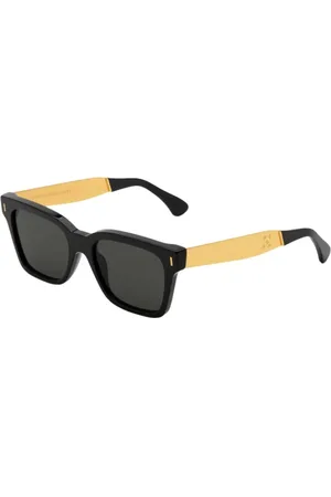 Retrosuperfuture Accessoires, unisex, Zwart, ONE Size, Zwarte Francis Zonnebril