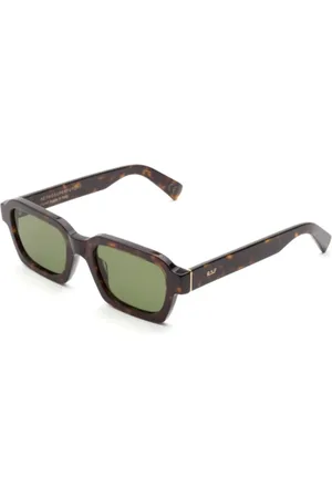 Retrosuperfuture Accessoires, unisex, Zwart, ONE Size, Groene Stijlvolle Zonnebrillen Collectie